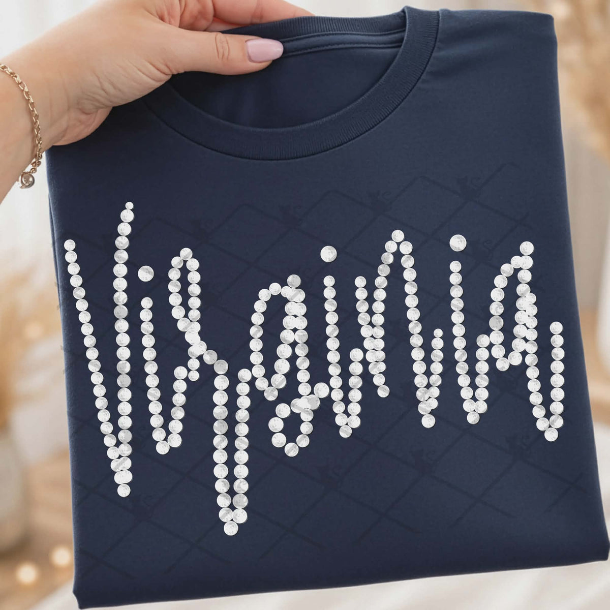 Virginia faux beads (TTD) DTF Transfer