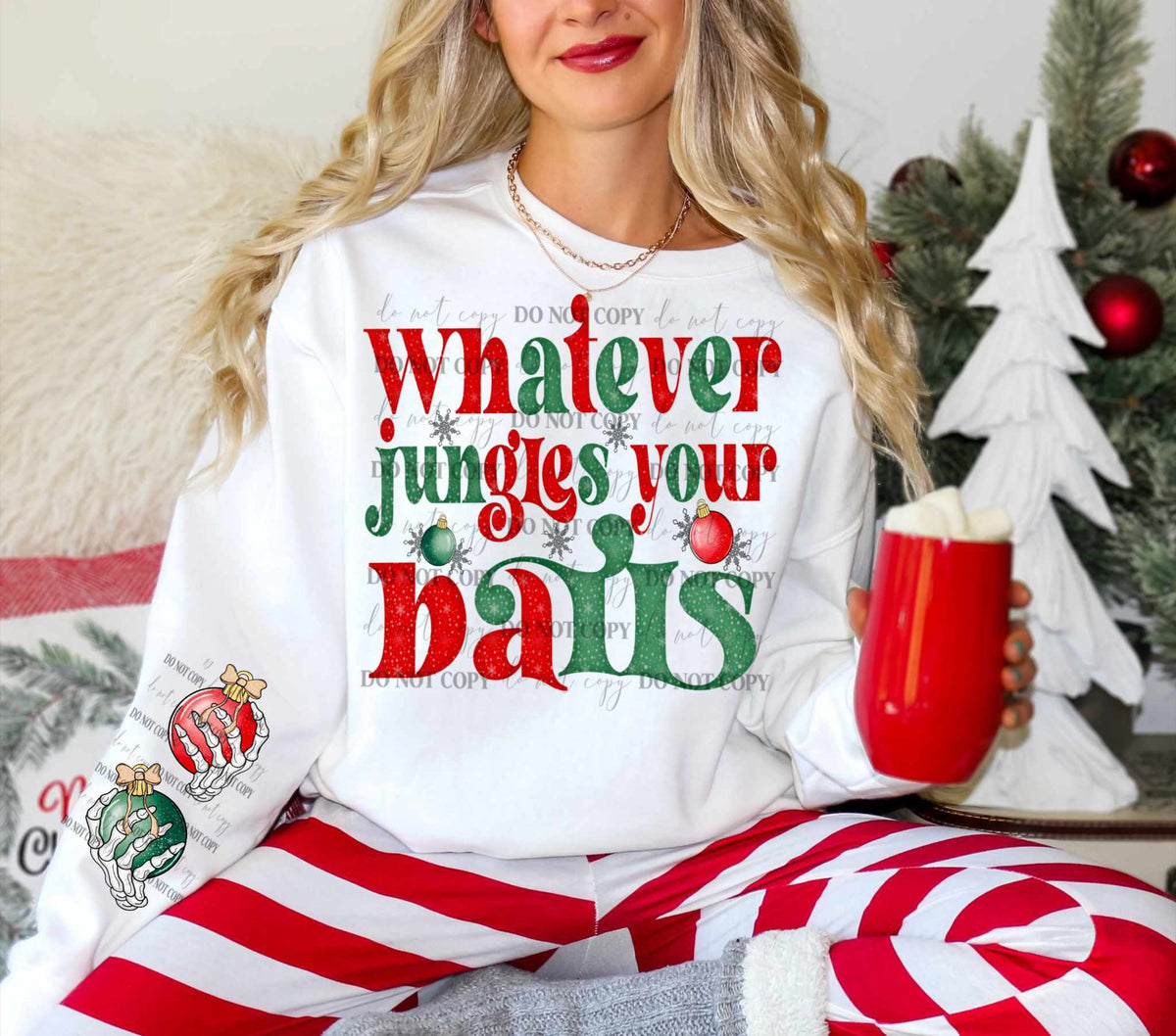 Whatever jungles your balls 70184 DTF transfer
