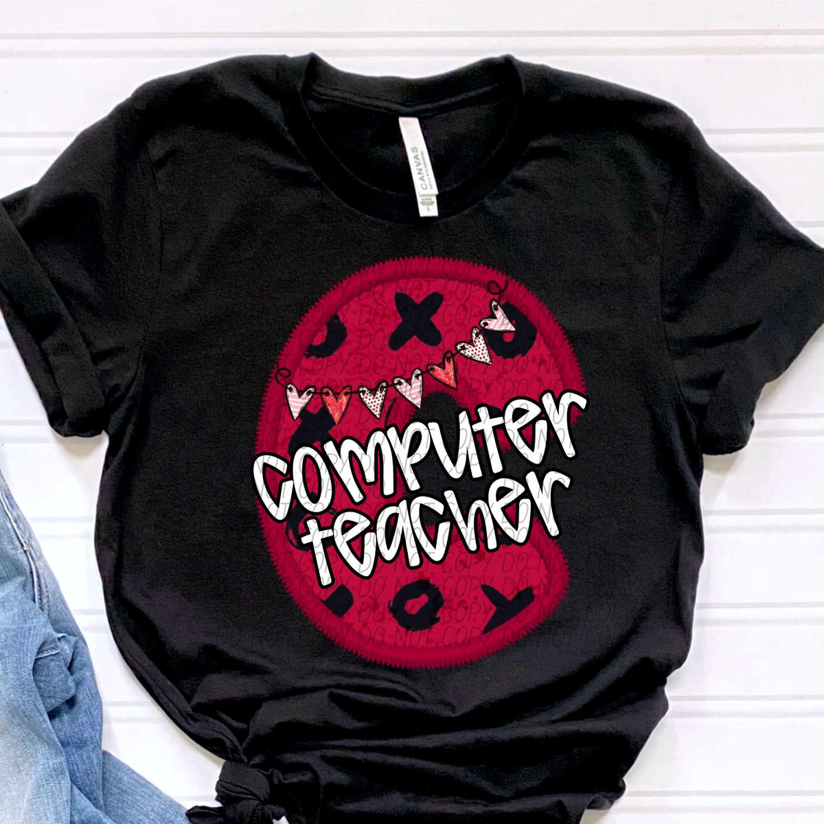 C computer teacher valentine (CITY) 79125 DTF transfer