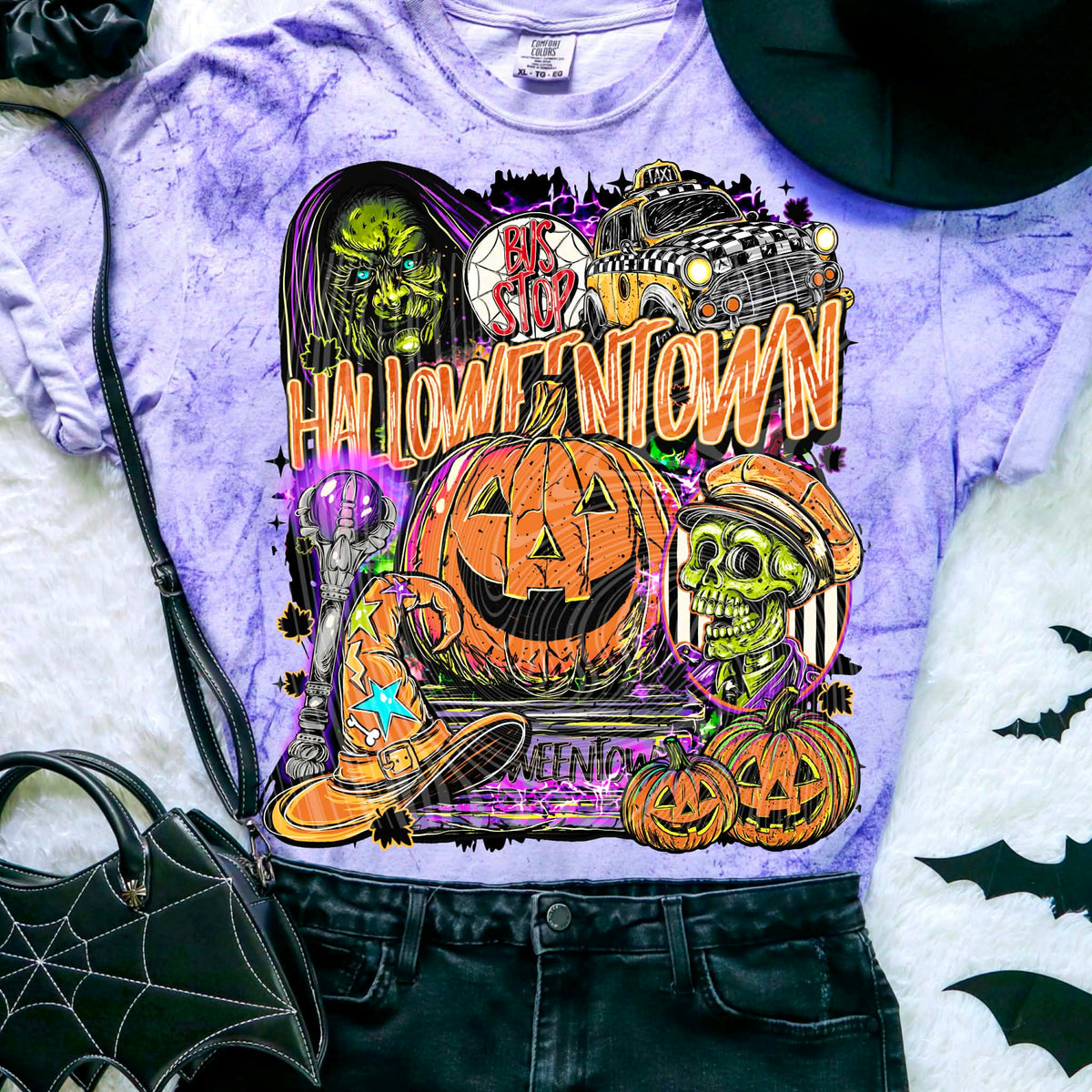 Halloween town collage (SBB) DTF Transfer