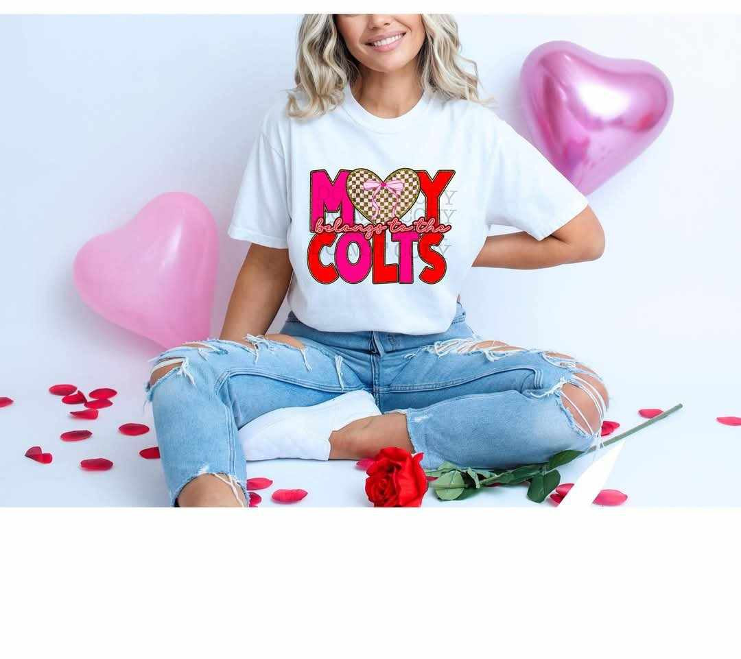 My heart belongs to the colts (C’s) 79784 DTF transfer