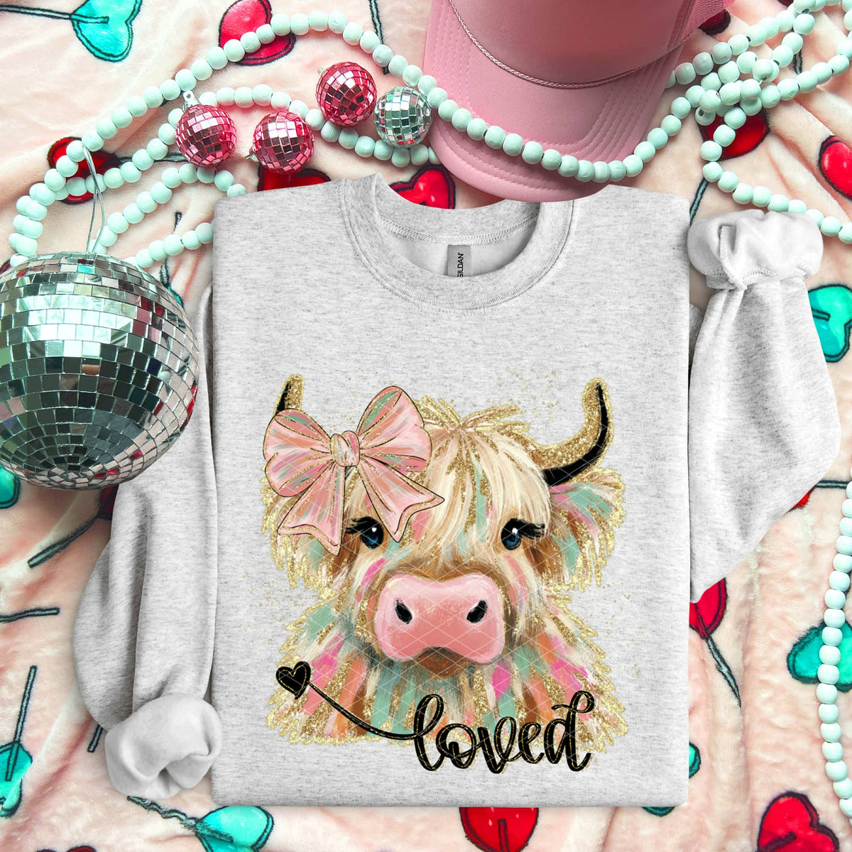 Loved Highland Cow (SDD) DTF Transfer