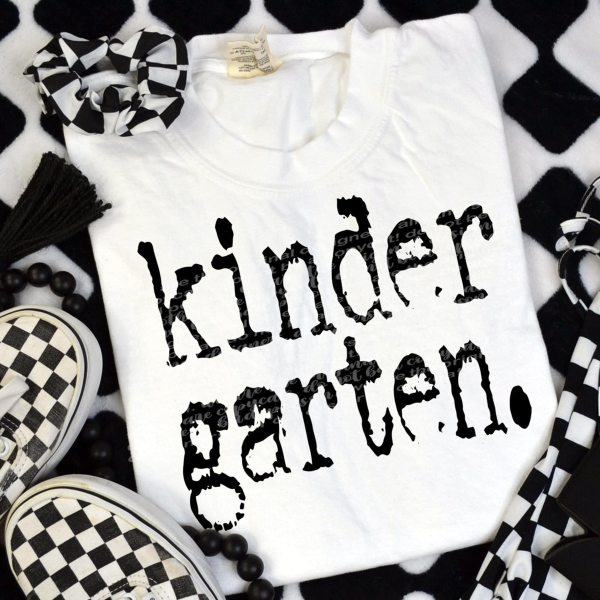 Kindergarten black (TTD) DTF transfer