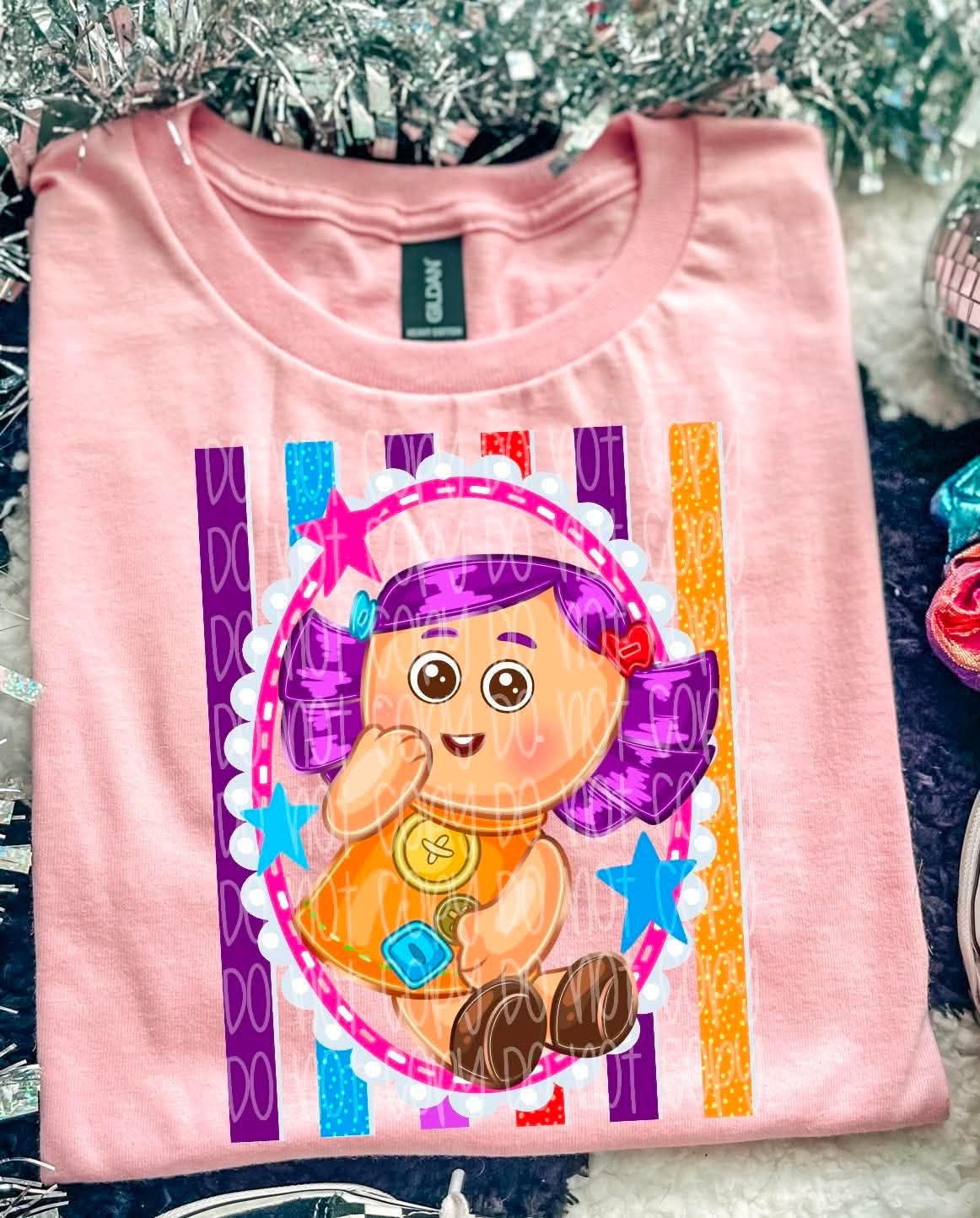 Purple hair doll (SSD) DTF Transfer
