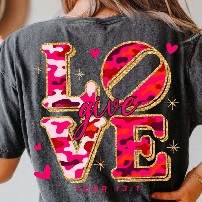 Give love 75919 DTF transfer