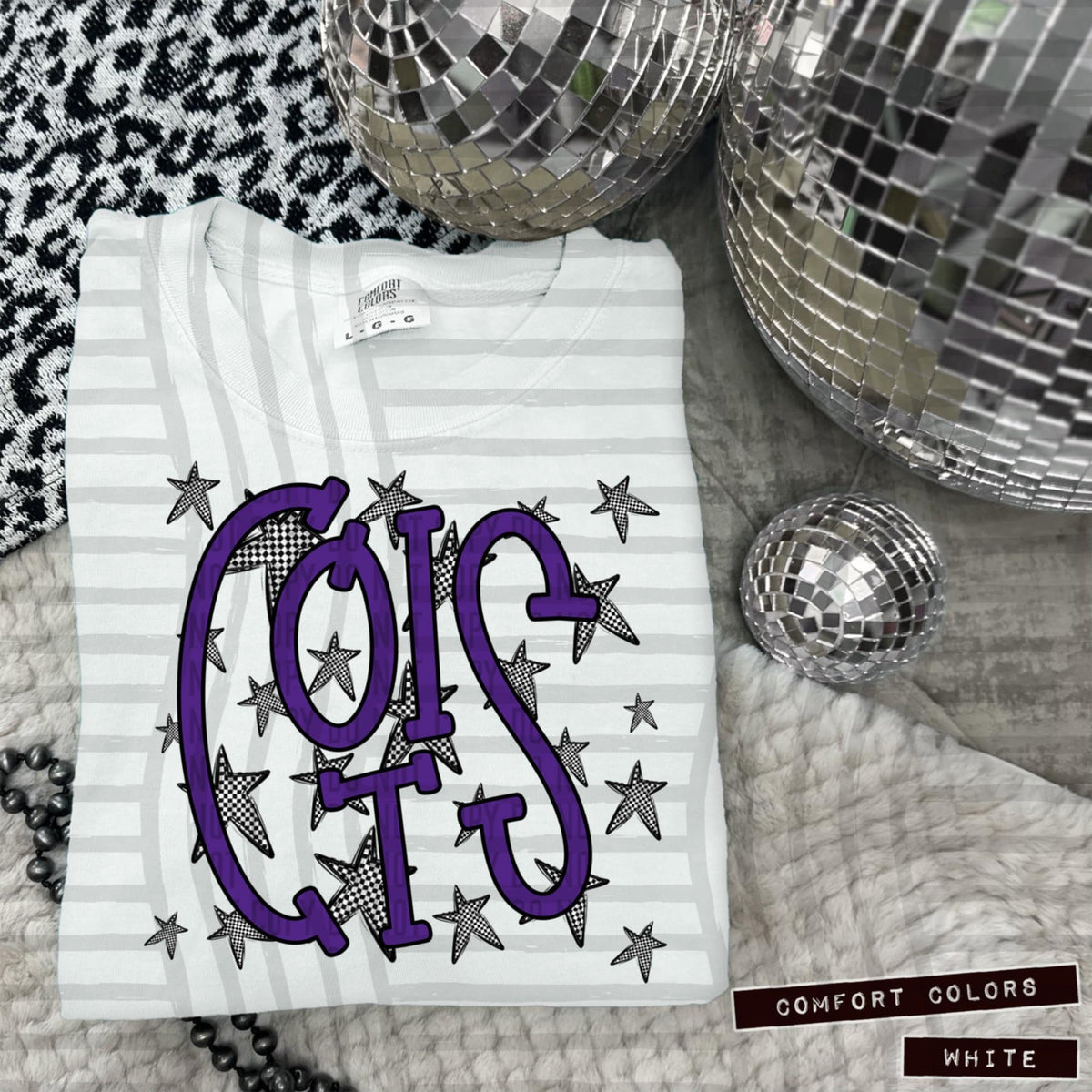 Purple Staggered Mascots (Caplinger)