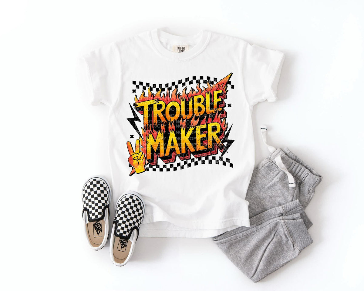 Trouble Maker flames (SCG) DTF Transfer