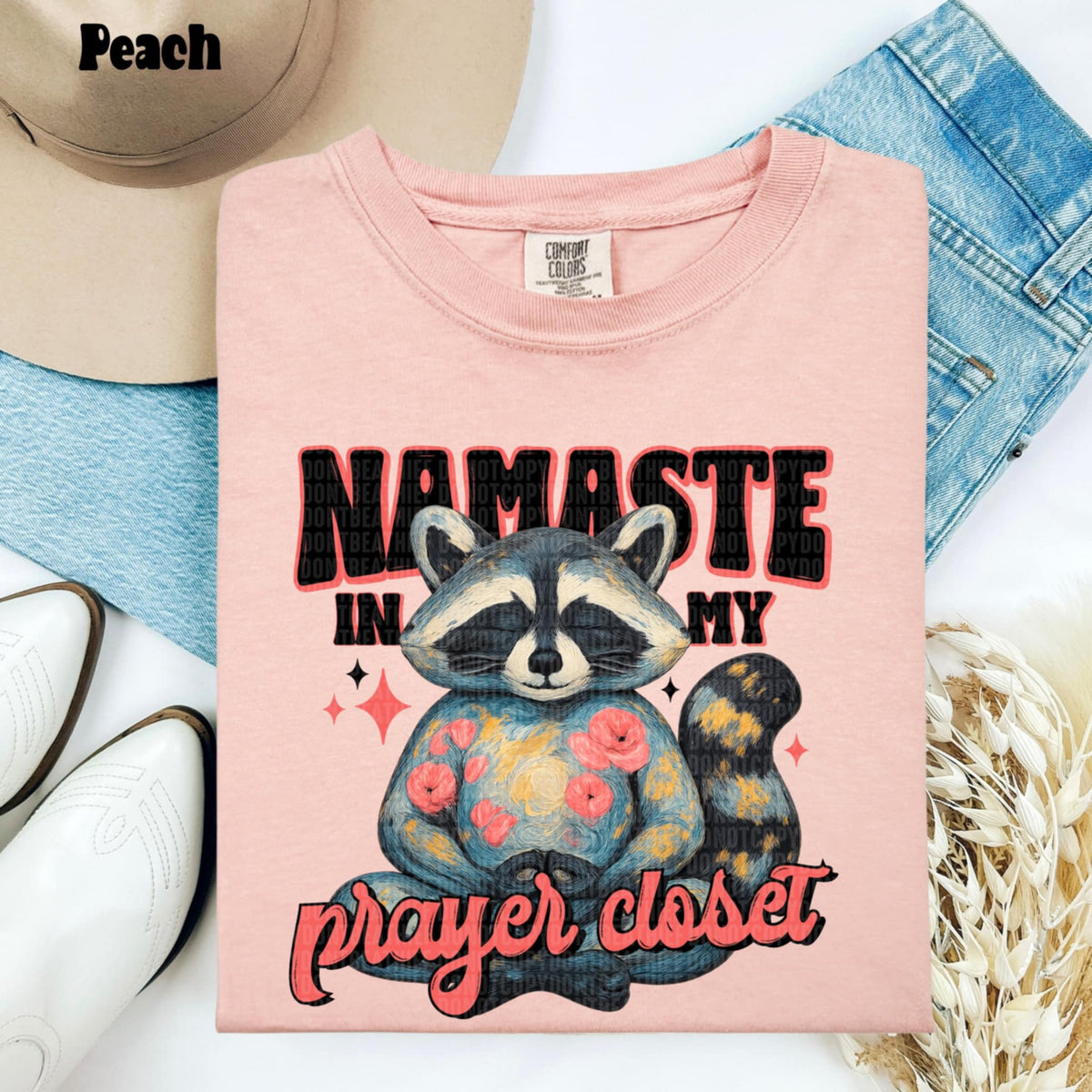 Namaste in my prayer closet (SDD) 99290 DTF transfer