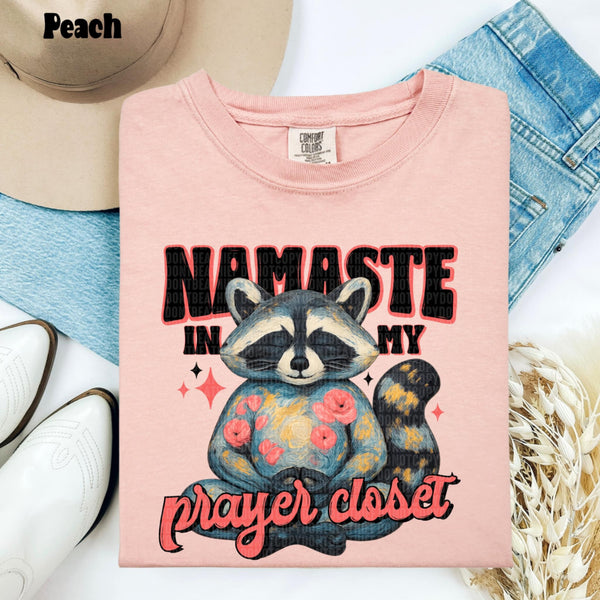 Namaste in my prayer closet (SDD) 99290 DTF transfer