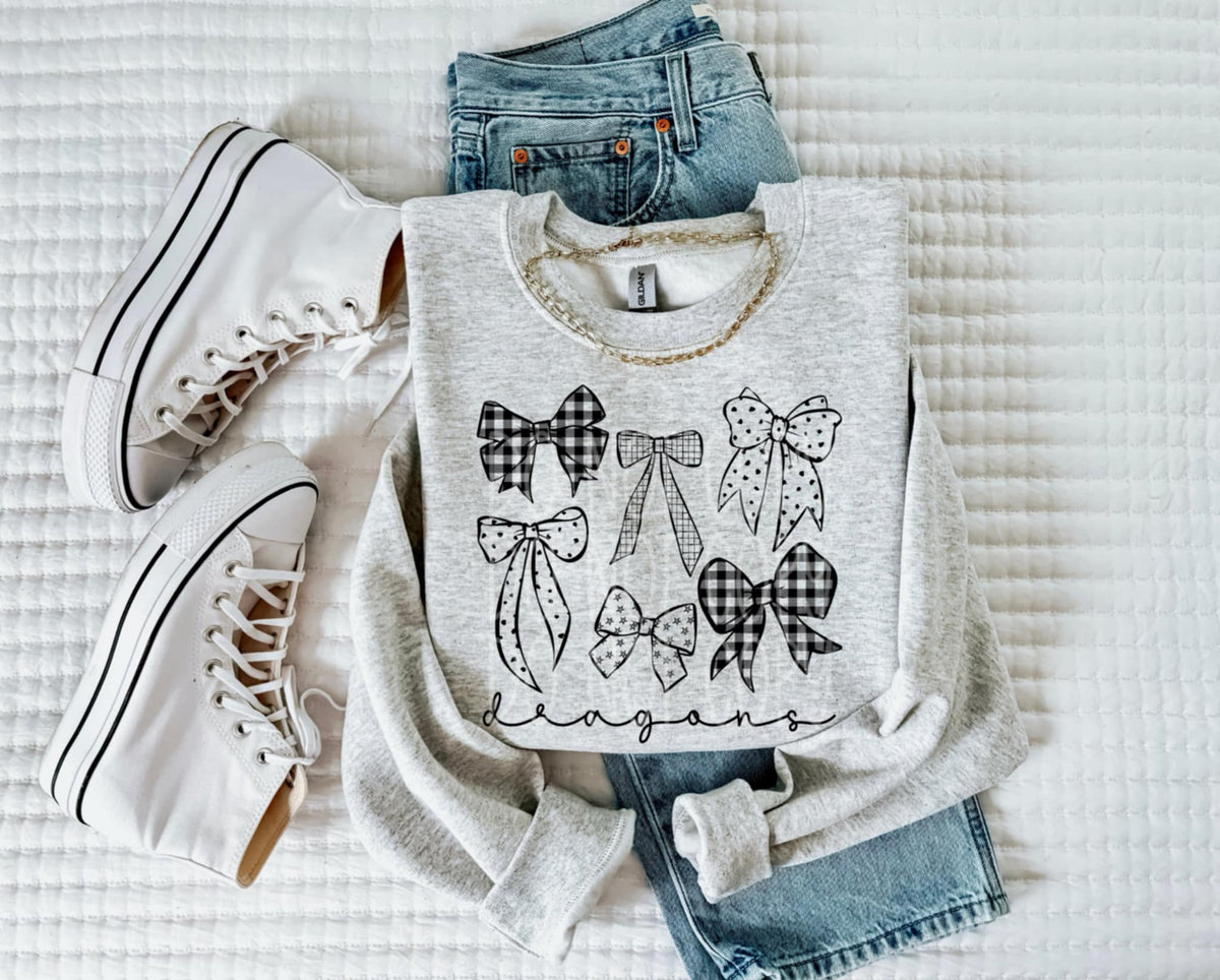 Dragons bows (PH) 103112 DTF transfer