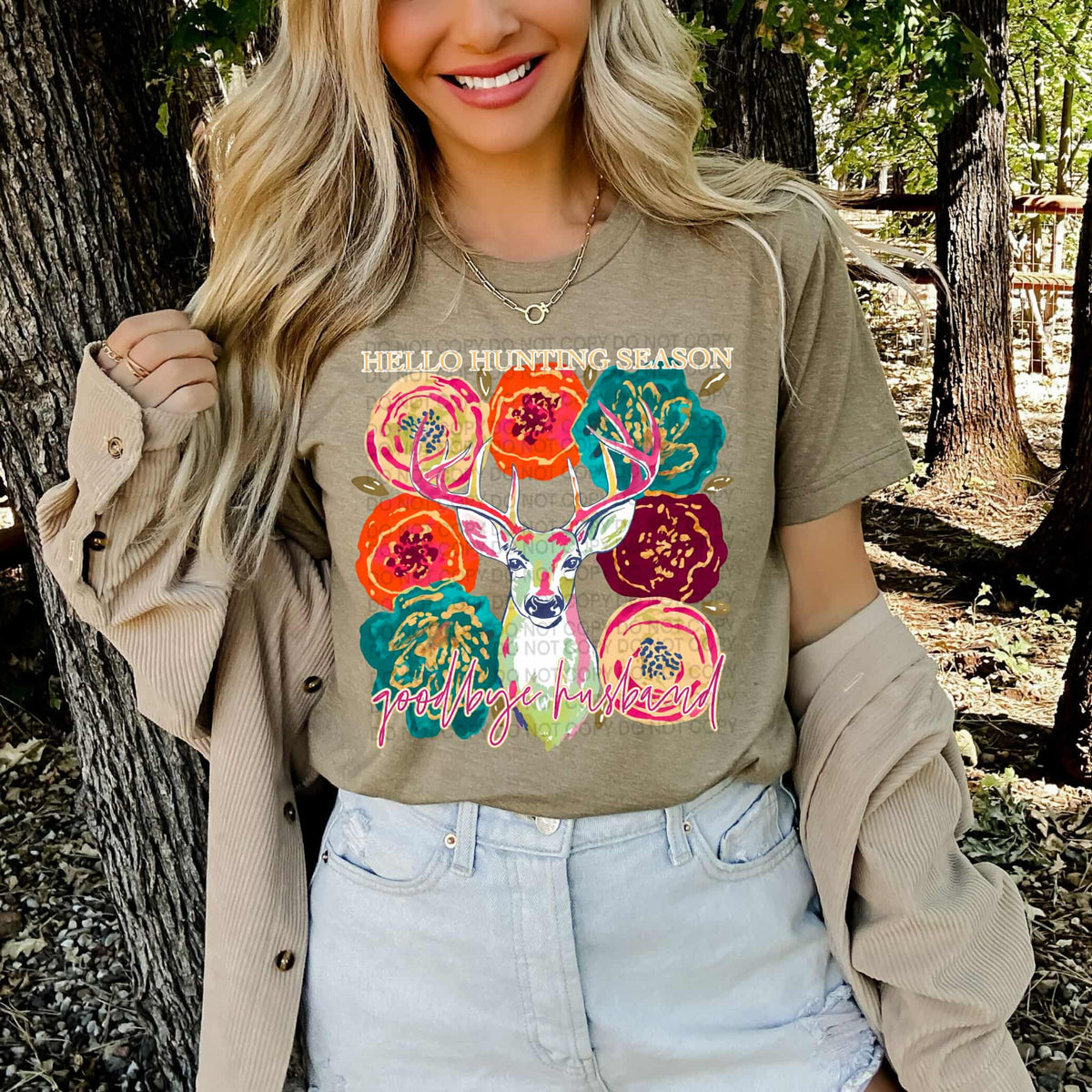 Hello Hunting Season Goodbye Husband SCG DTF transfer