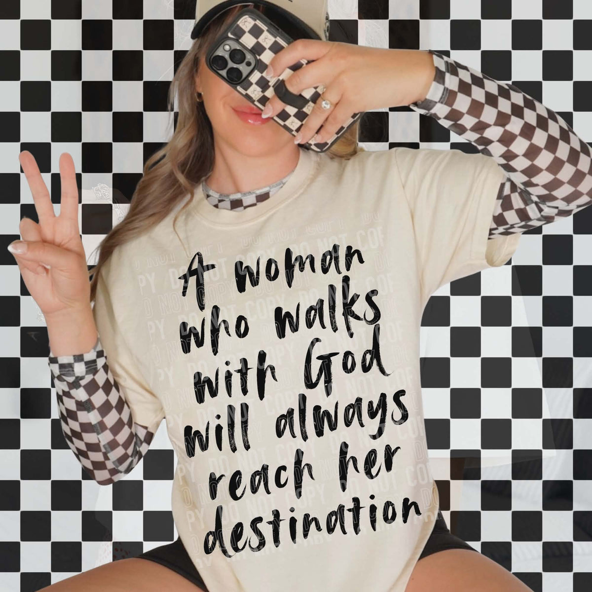 A woman who walks with god (Sbb) DTF Transfer