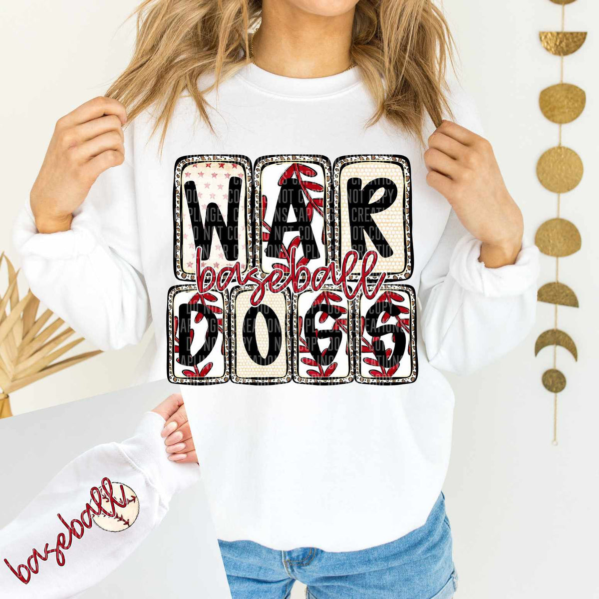War dogs Baseball FRONT (caplinger) 82574 DTF transfer