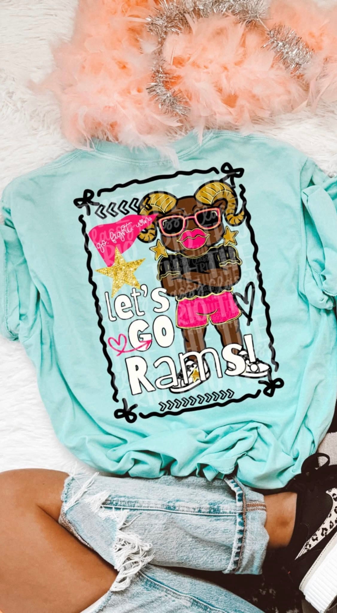 Let’s go mascots frame