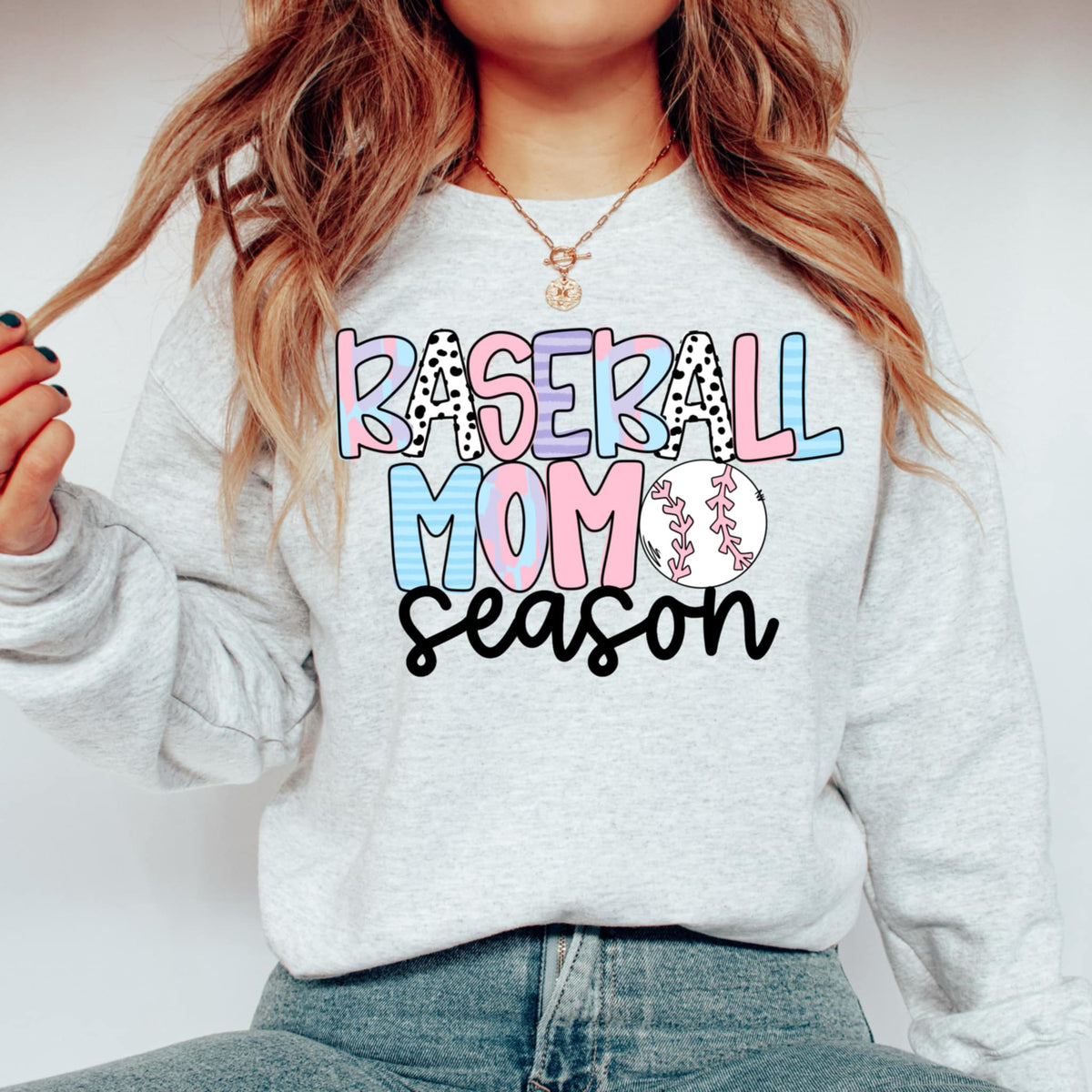 Basketball mom season pastel (CMD) 97826 DTF transfer