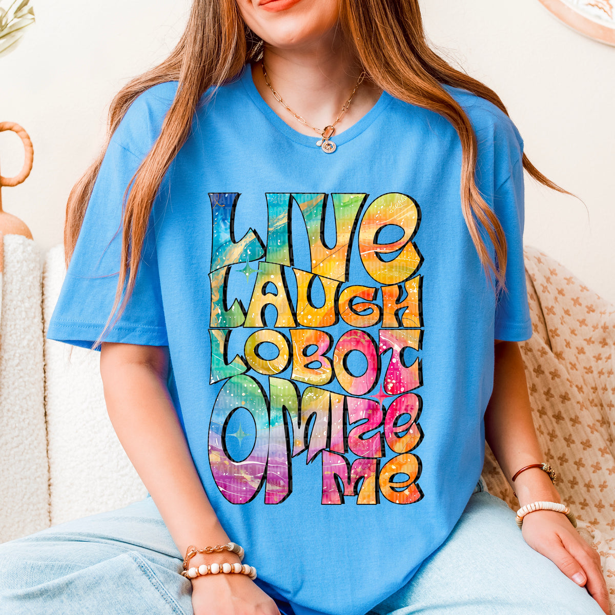 Live laugh lobotomies me 91721 DTF transfer