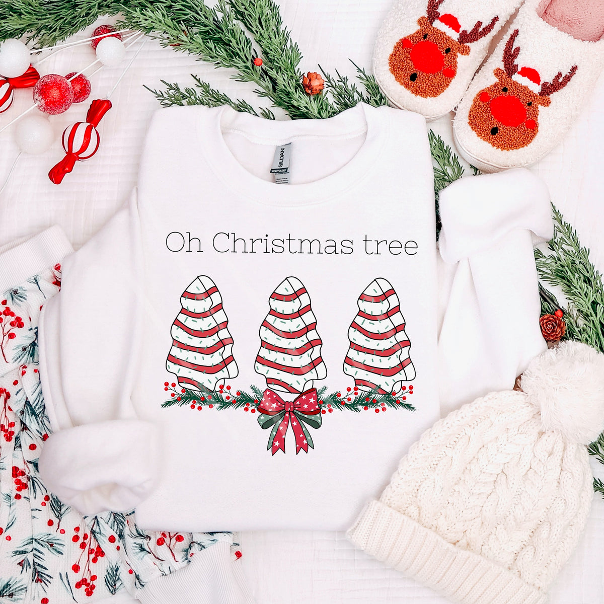 Oh Christmas Tree cakes (MZ) 113448 DTF Transfer