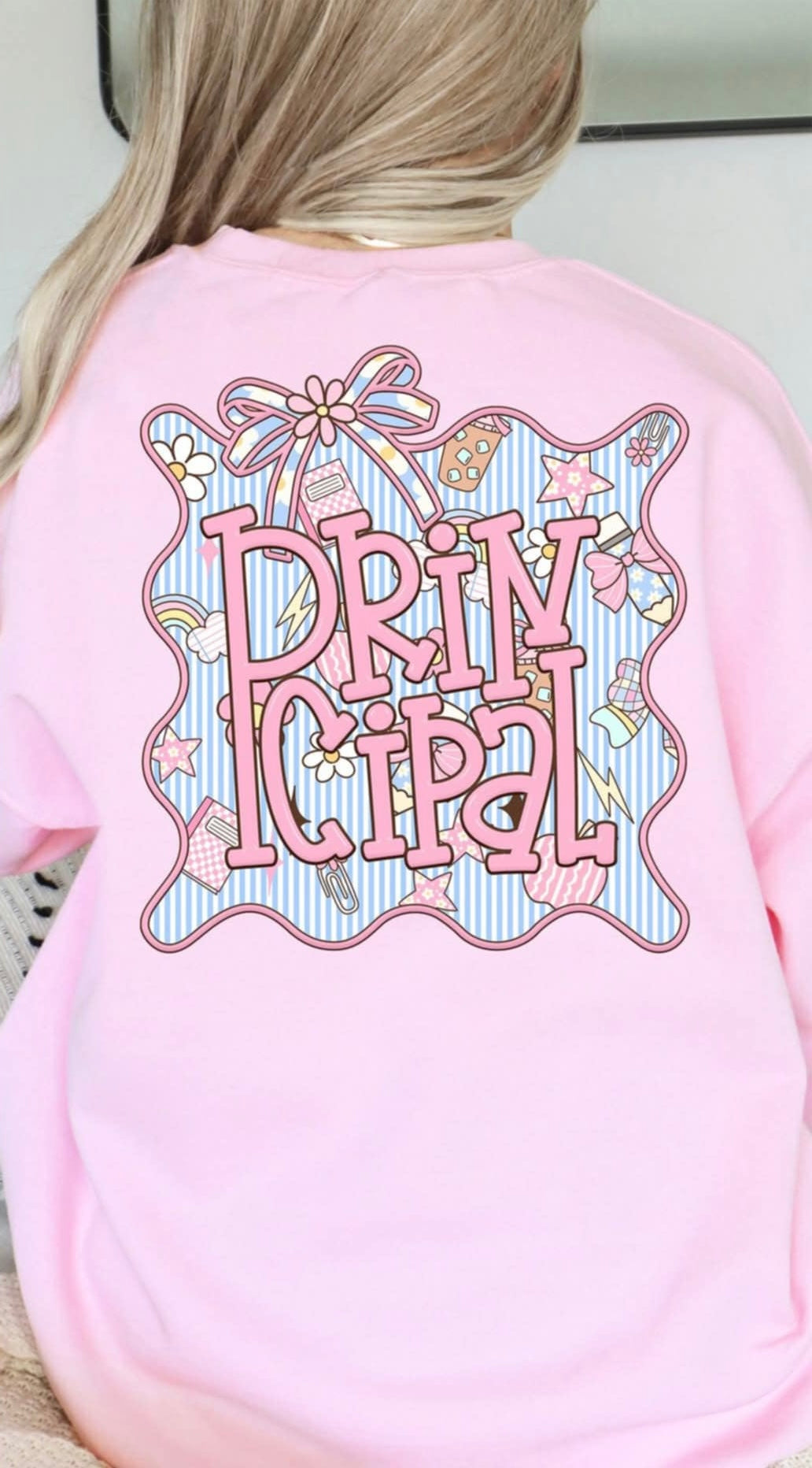 Principal seersucker frame (S&G) 107403 DTF transfer