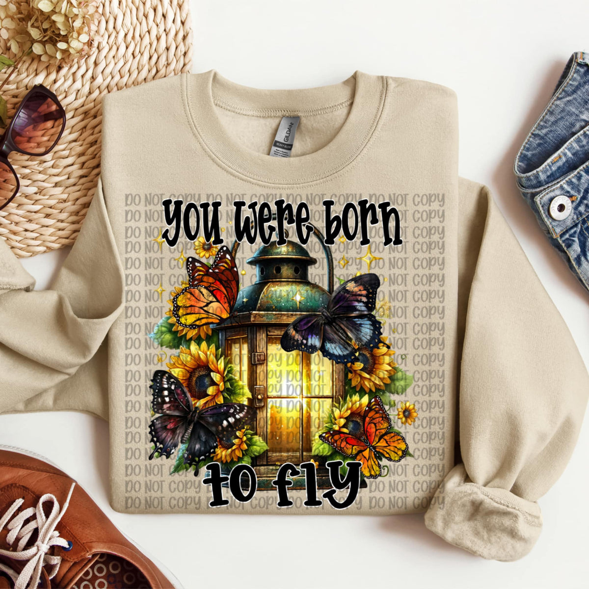 You were born to fly (VP) 91909 DTF transfer