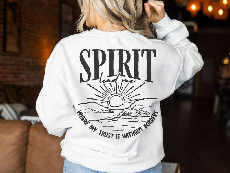 Spirit land me where trust is without borders setting sun (KARTA) 67131 DTF transfer