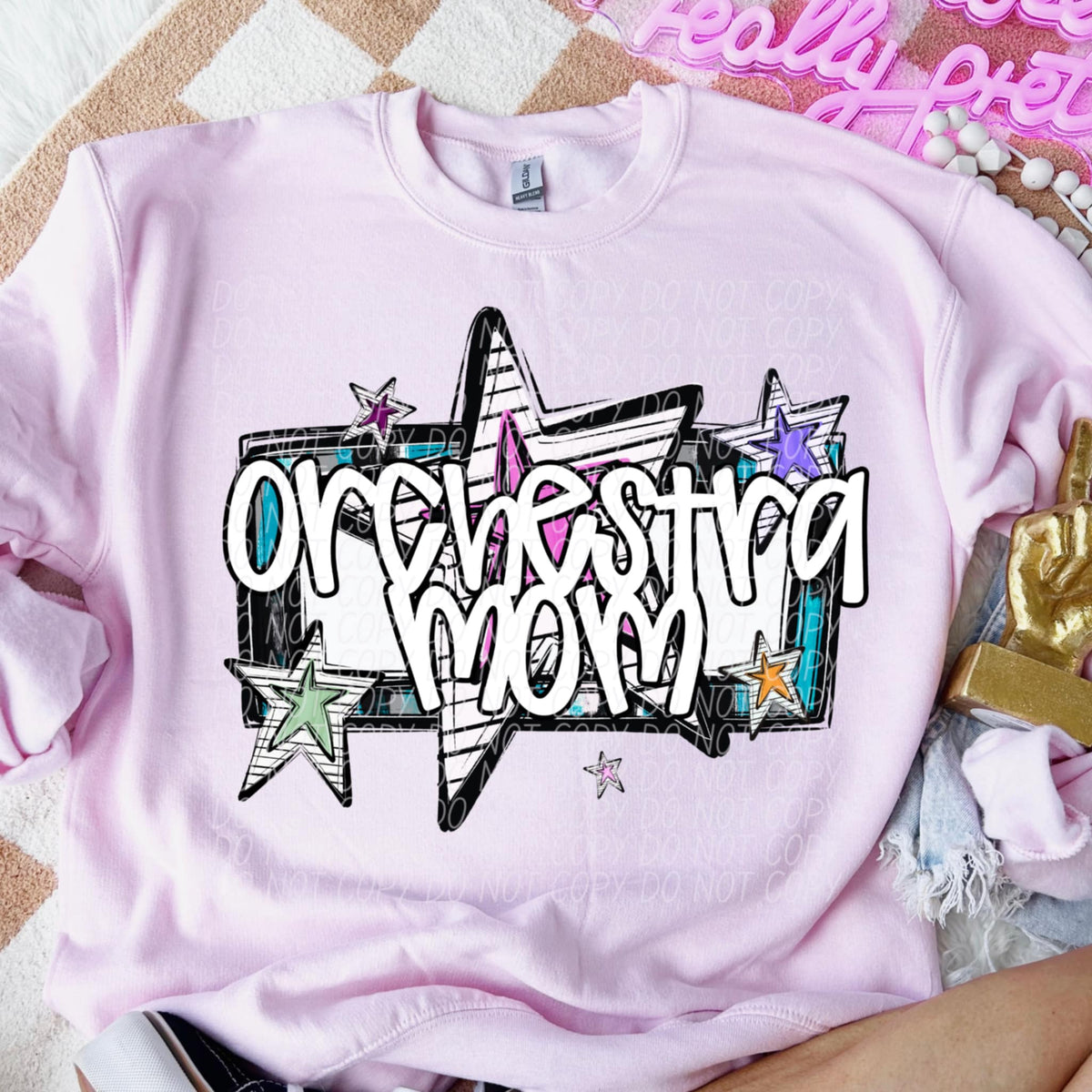 Orchestra mom stars (CITY) 85438 DTF transfer