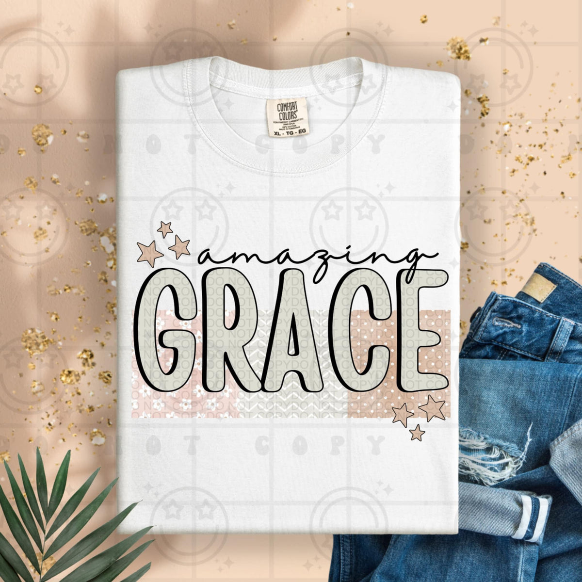 Amazing grace (HW) 92124 DTF transfer