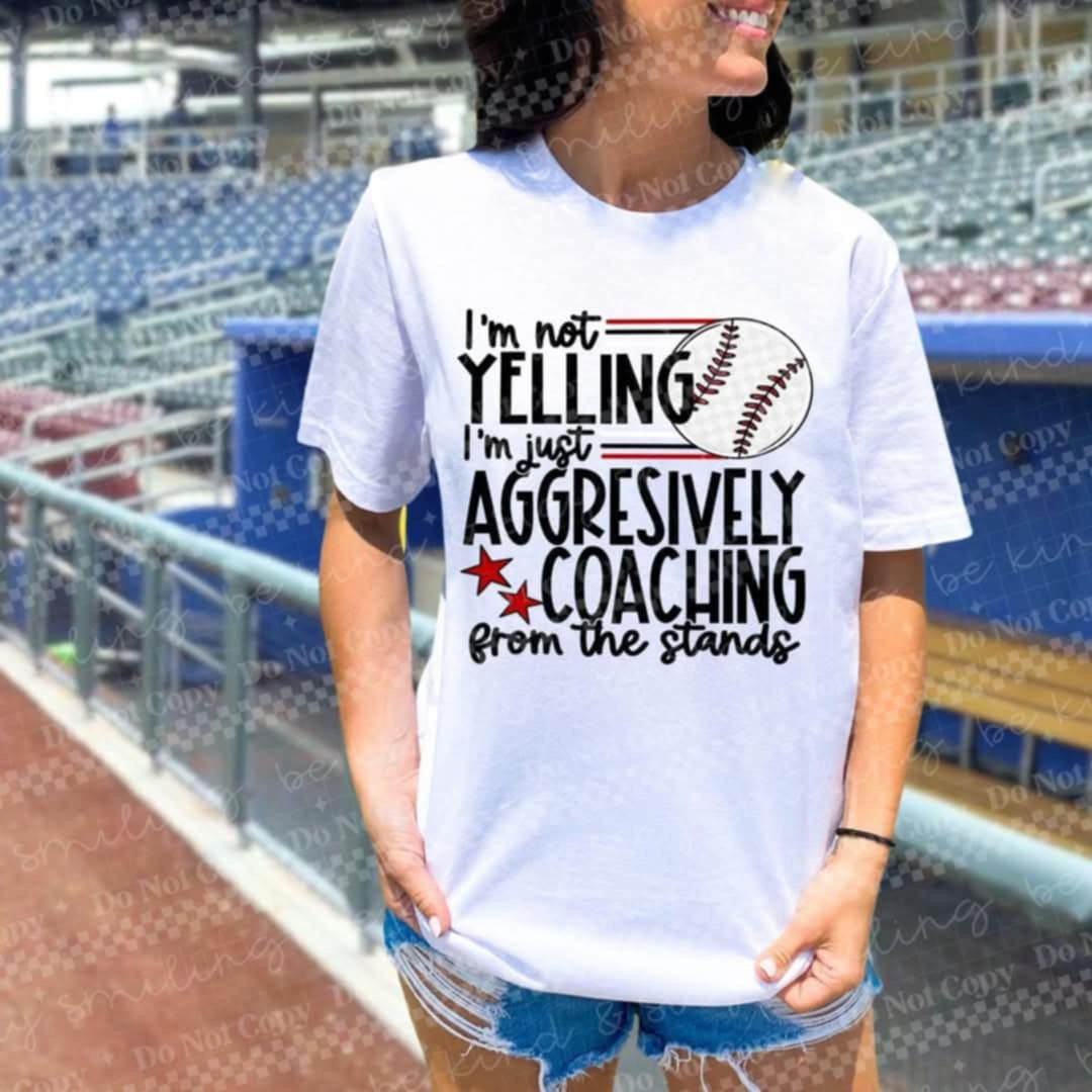 I’m not yelling baseball (CMLD) 90236 DTF transfer