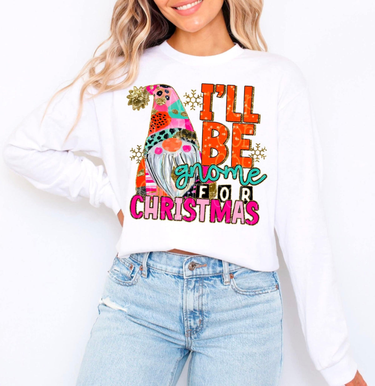 I’ll be Gnome for Christmas (c’s) DTF transfer