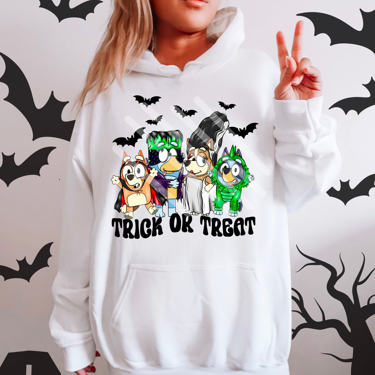 Trick or Treat Dogs exclusive DTF transfer