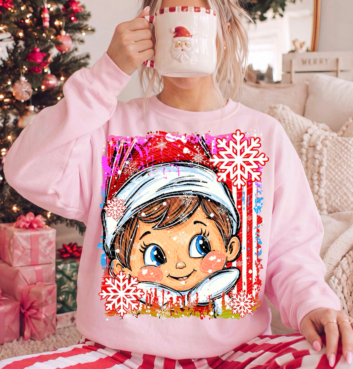Elf close up (AG) Sunday Special DTF transfer