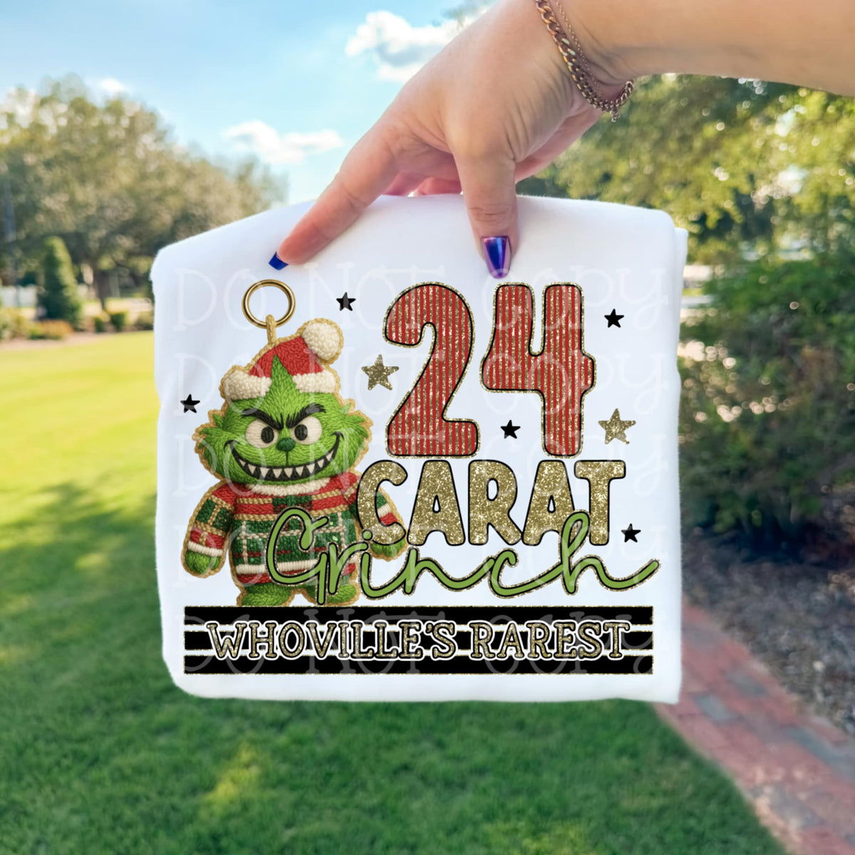 24 Karat Green guy (C’s) DTF transfer