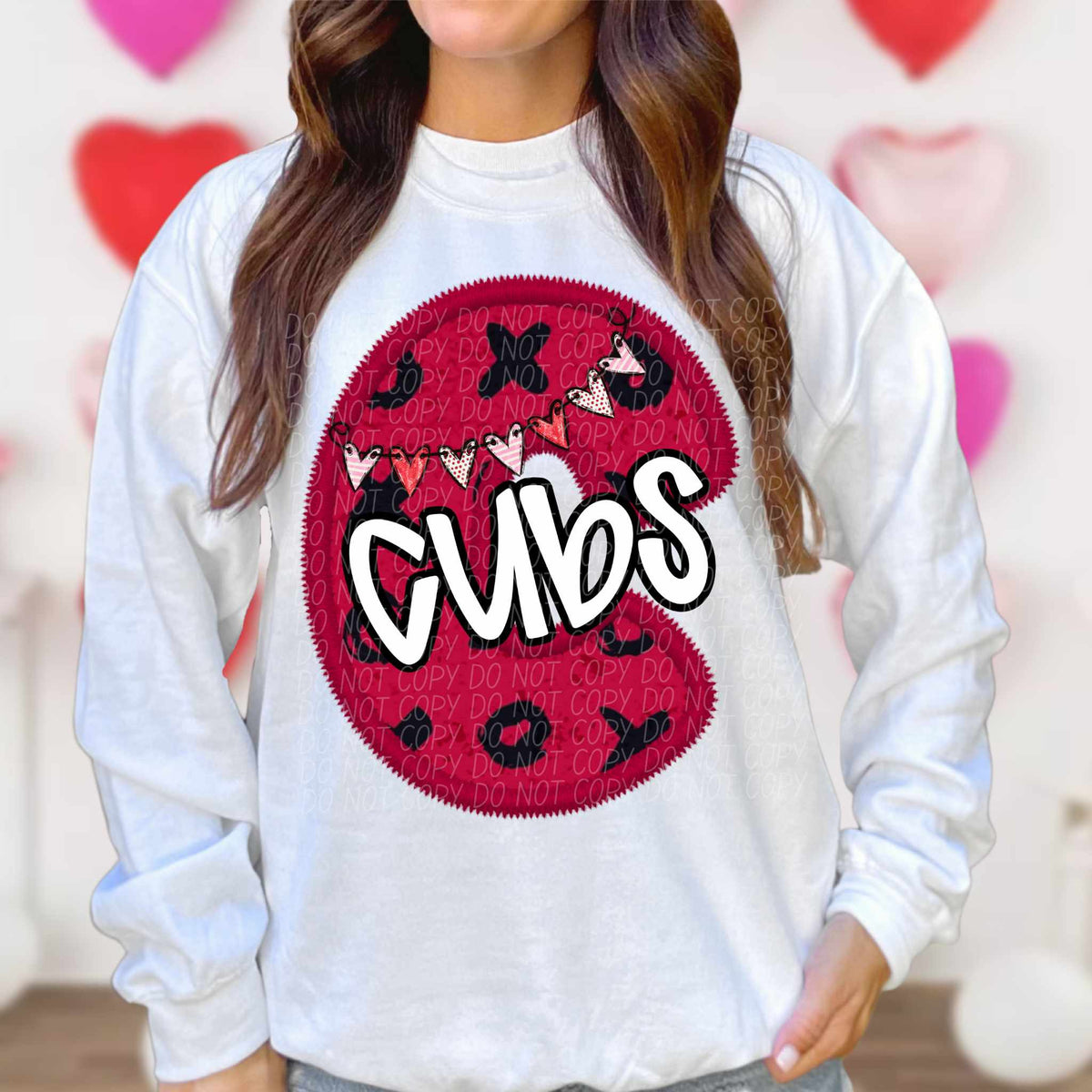 C cubs valentine (CITY) 79040 DTF transfer
