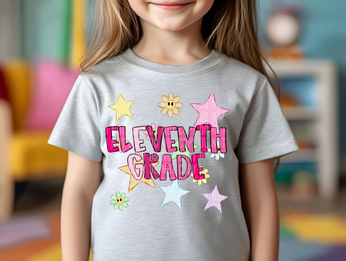 Eleventh grade PINK (Caplinger) 107189 DTF transfer