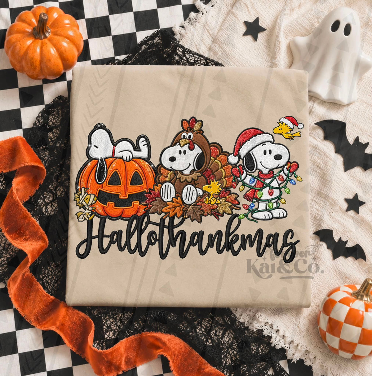 Hallothanksmas snoop (Kai) DTF transfer