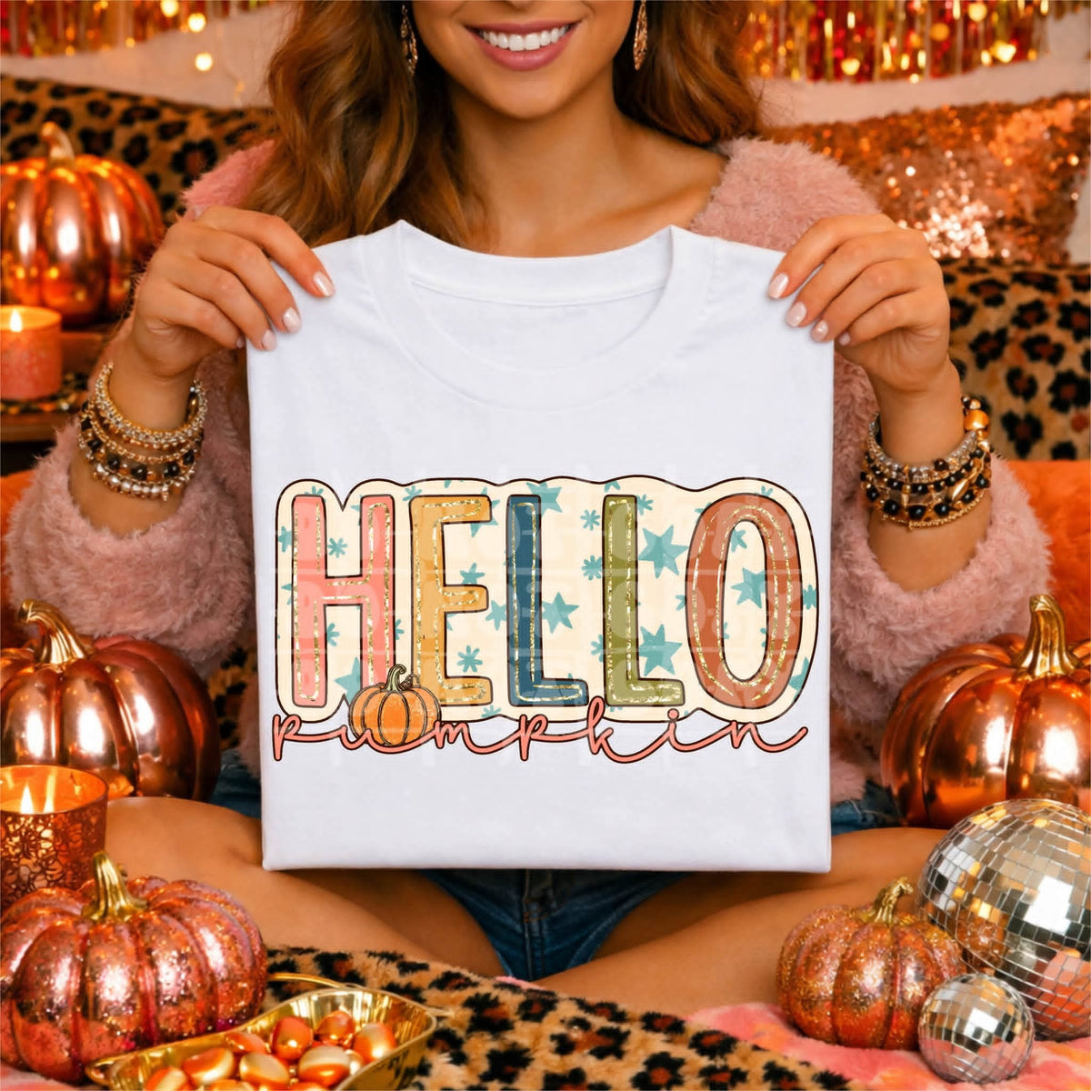 Hello pumpkin fall (C’s) DTF Transfer