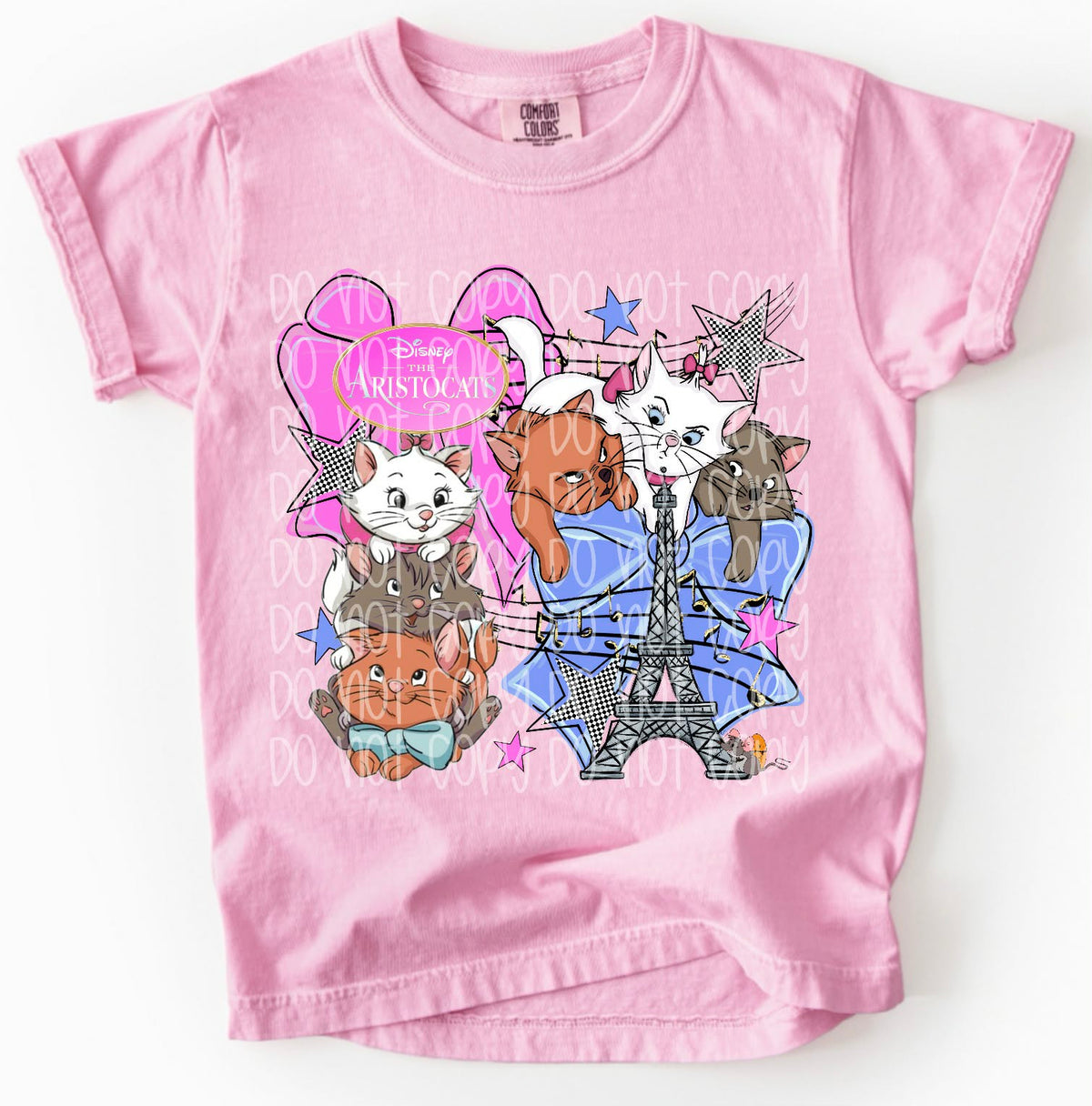Cats and Eiffel Tower (SDD) DTF transfer