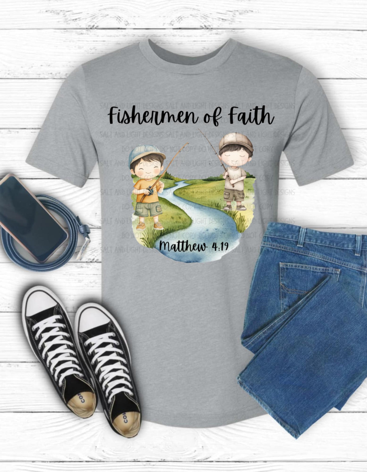 Fishermen of faith 106384 DTF transfer