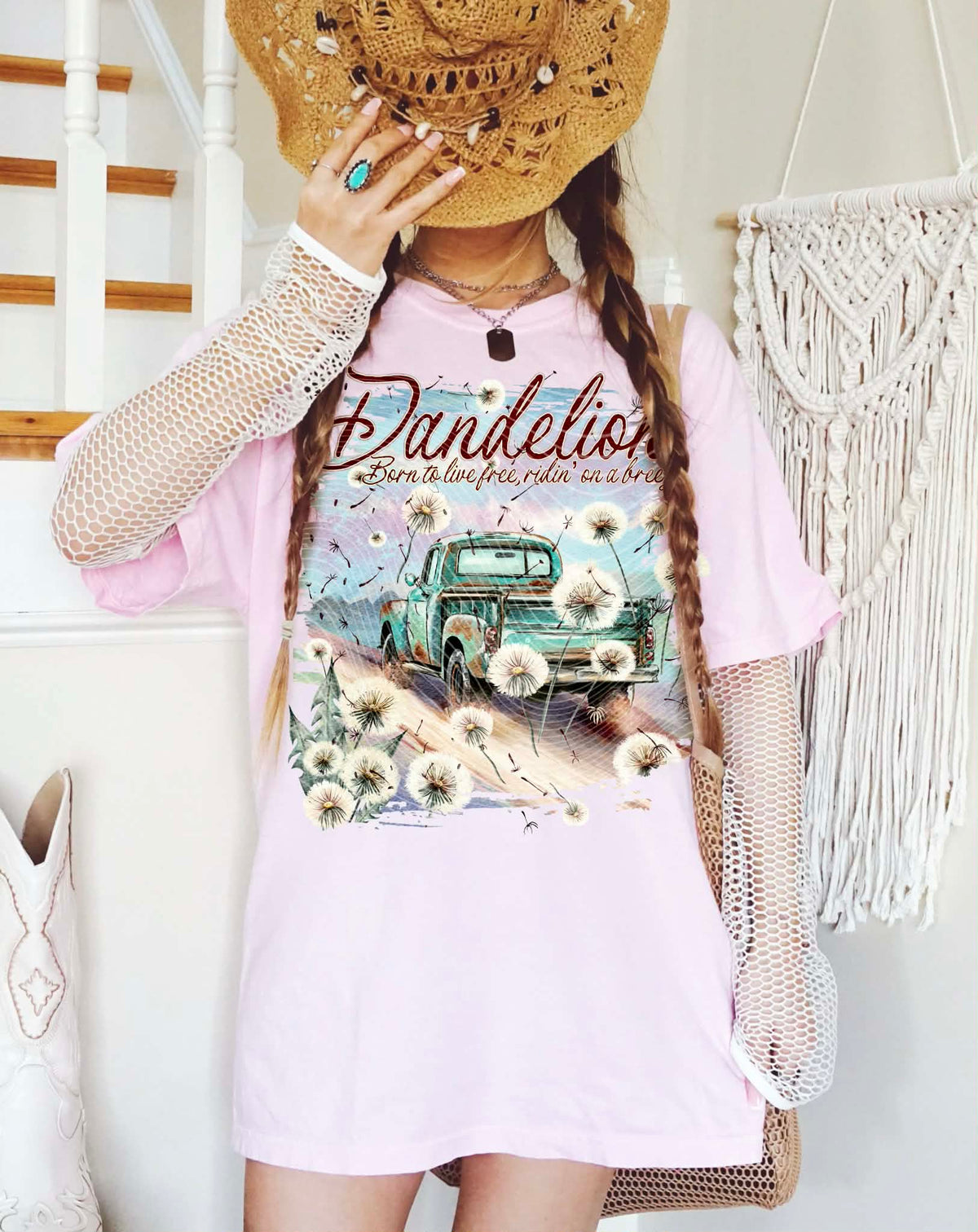 Dandelions truck (ag) Sunday special DTF transfer