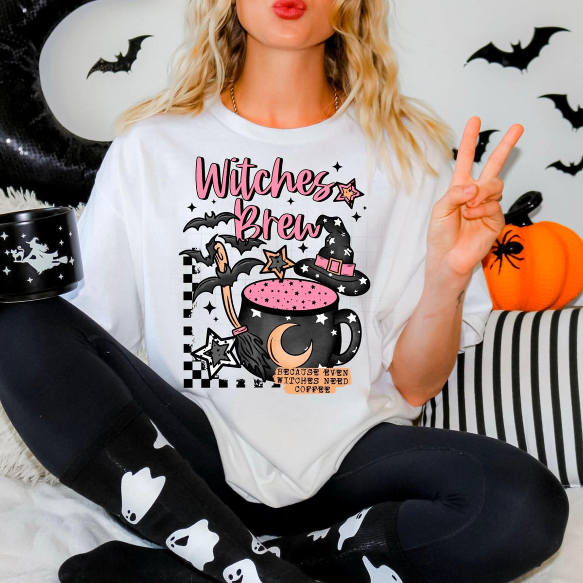 Witches brew pink 107936 DTF transfer