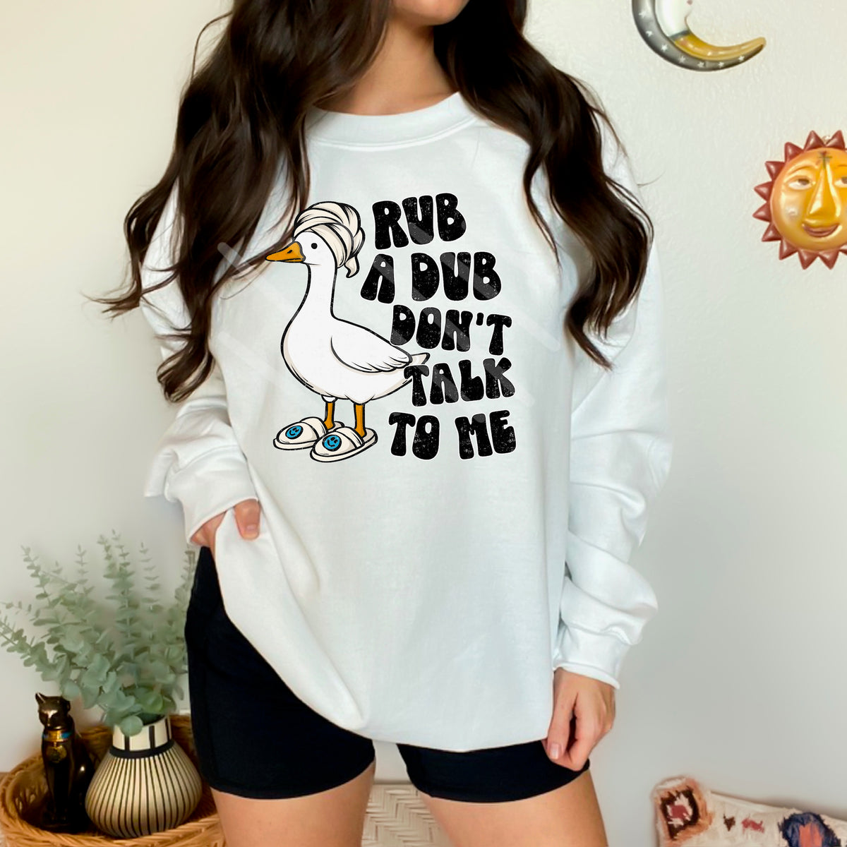 Rub a dub don’t talk to me duck (scarlow) 114327 DTF transfer