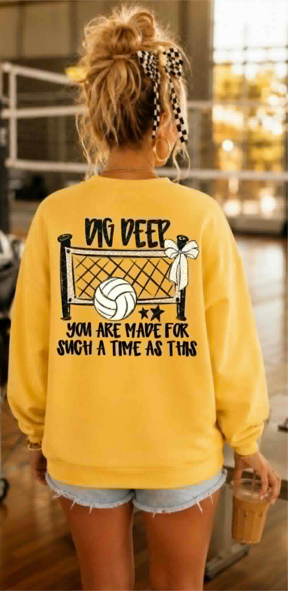 Dig deep you are made for such a time as this SOCCER BACK (SDD) DTF Transfer