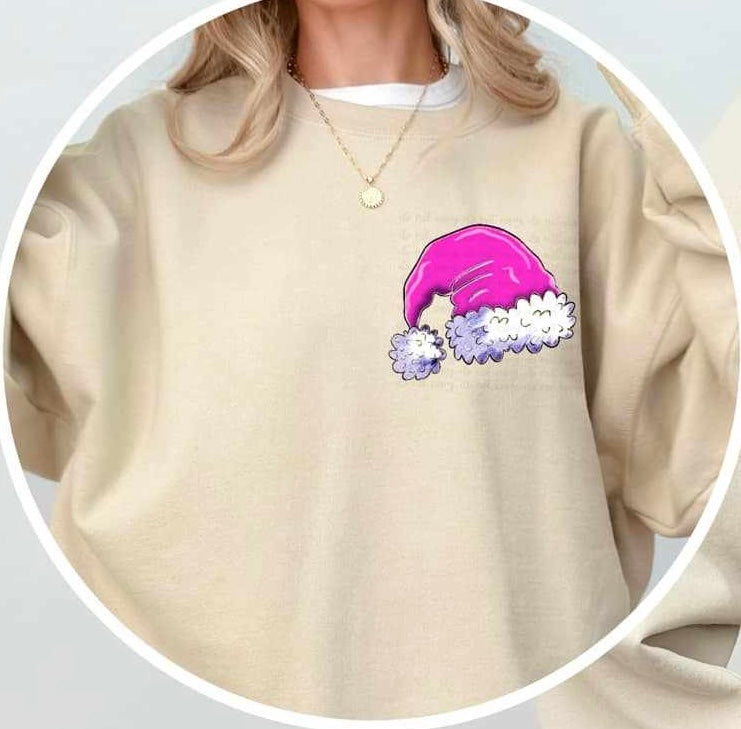 Santa baby pocket 64245 DTF transfer