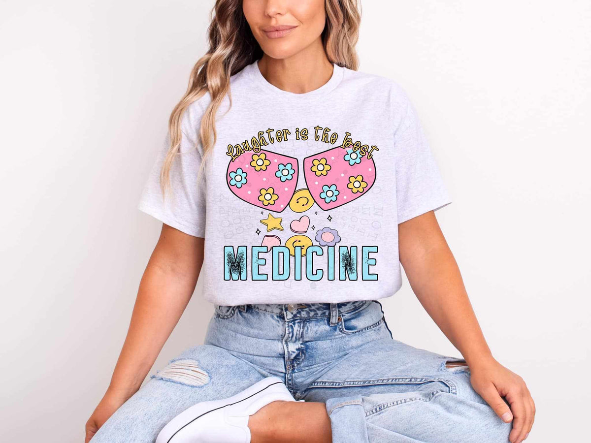 Laughter is the best medicine 75319 DTF transfer