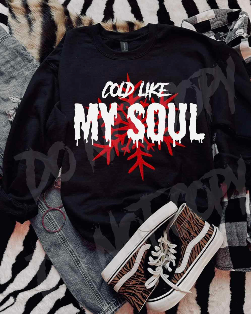 Cold like my soul 65257 DTF transfer