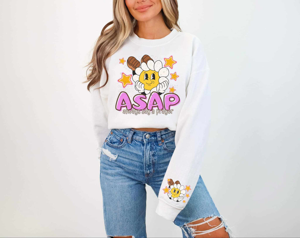 ASAP always say a prayer FRONT 75326 DTF transfer