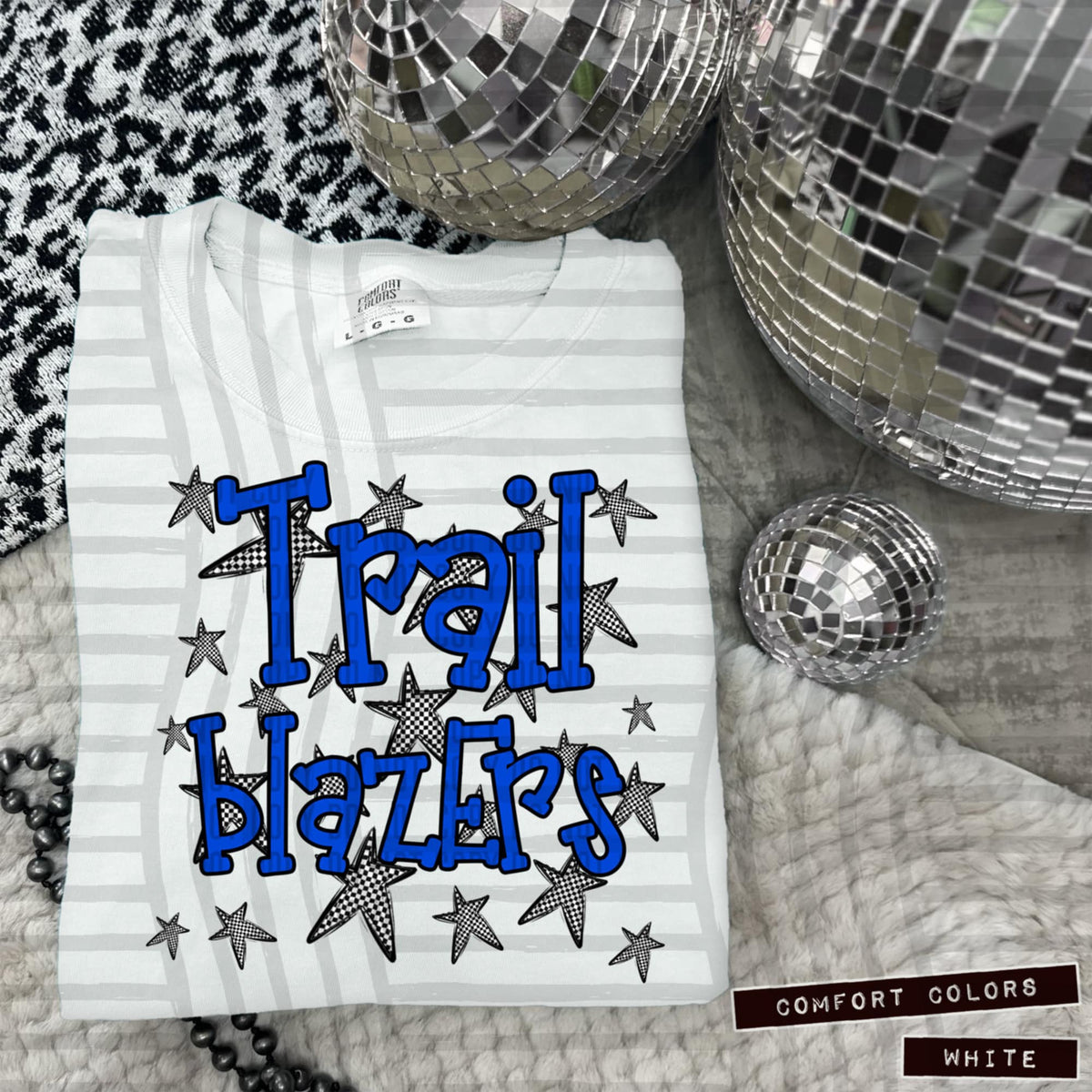 Blue Staggered Mascots (Caplinger)