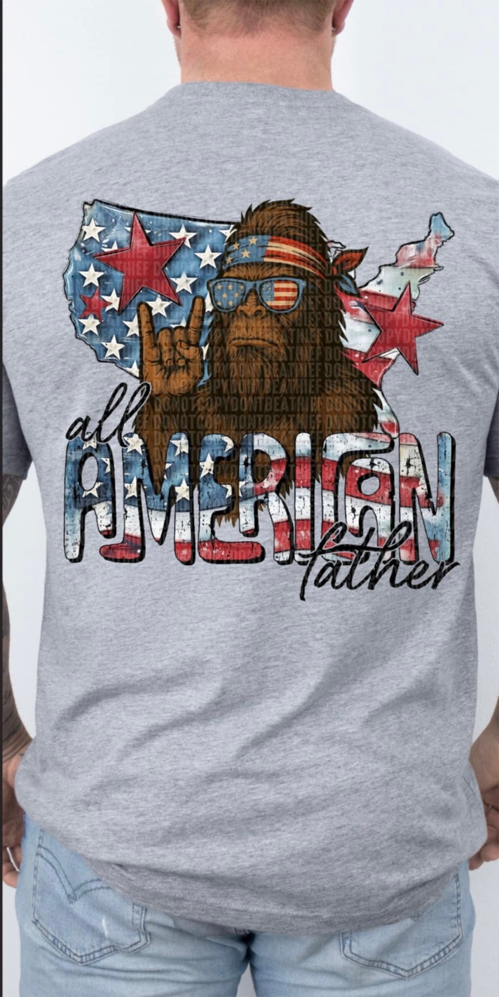 All American father (SDD) 97681 DTF transfer