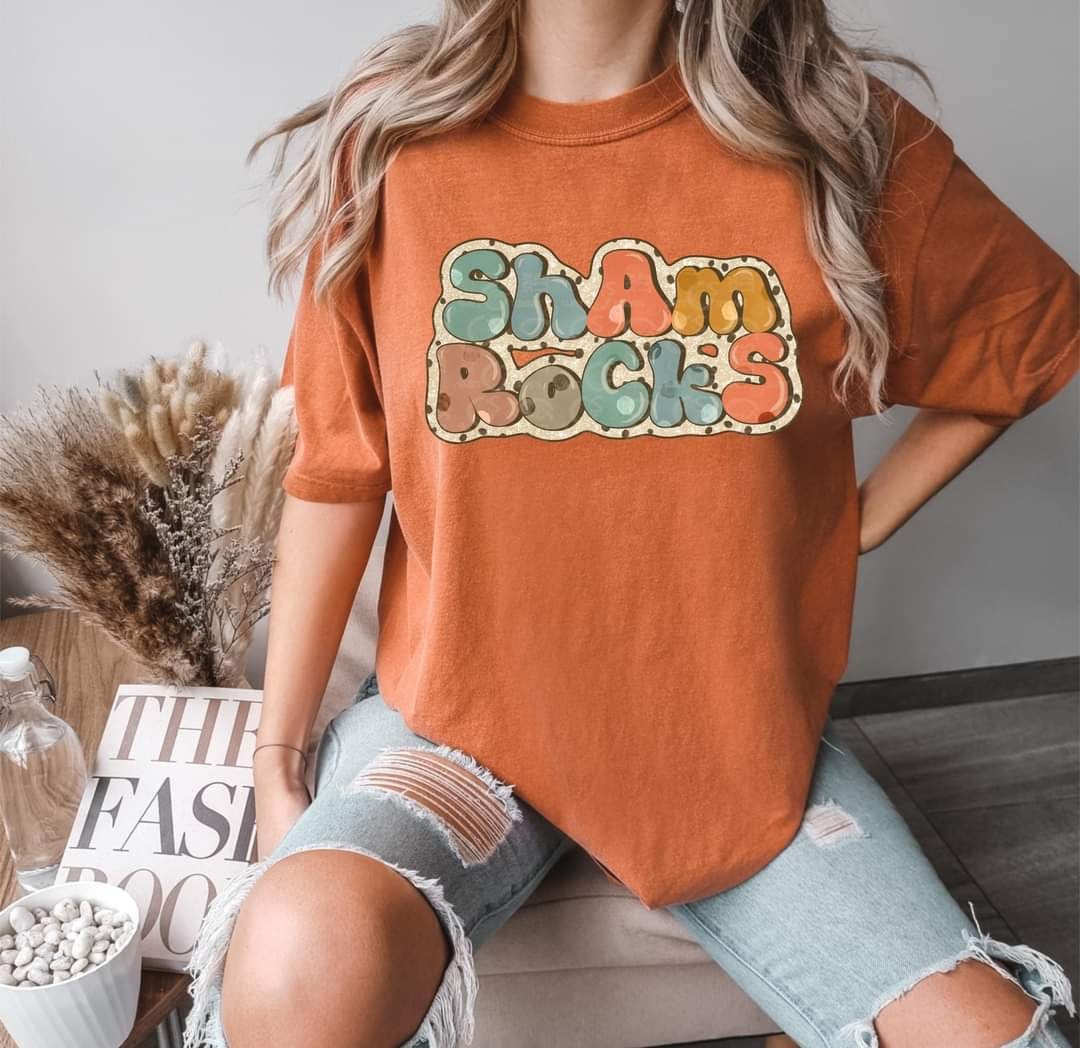 Shamrocks boho (C’s) 60256 DTF transfer