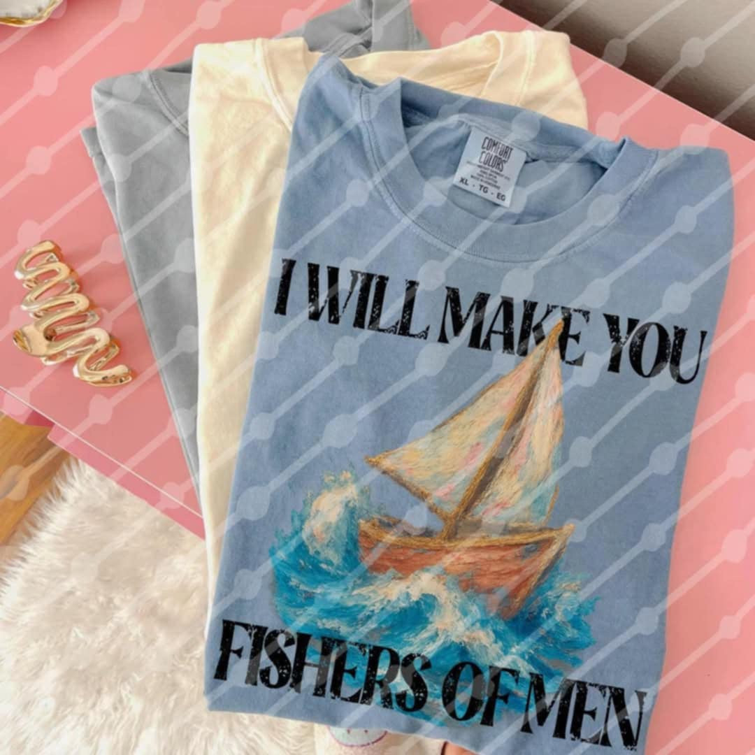 I will make you fishers of men (JBD) 98904 DTF transfer