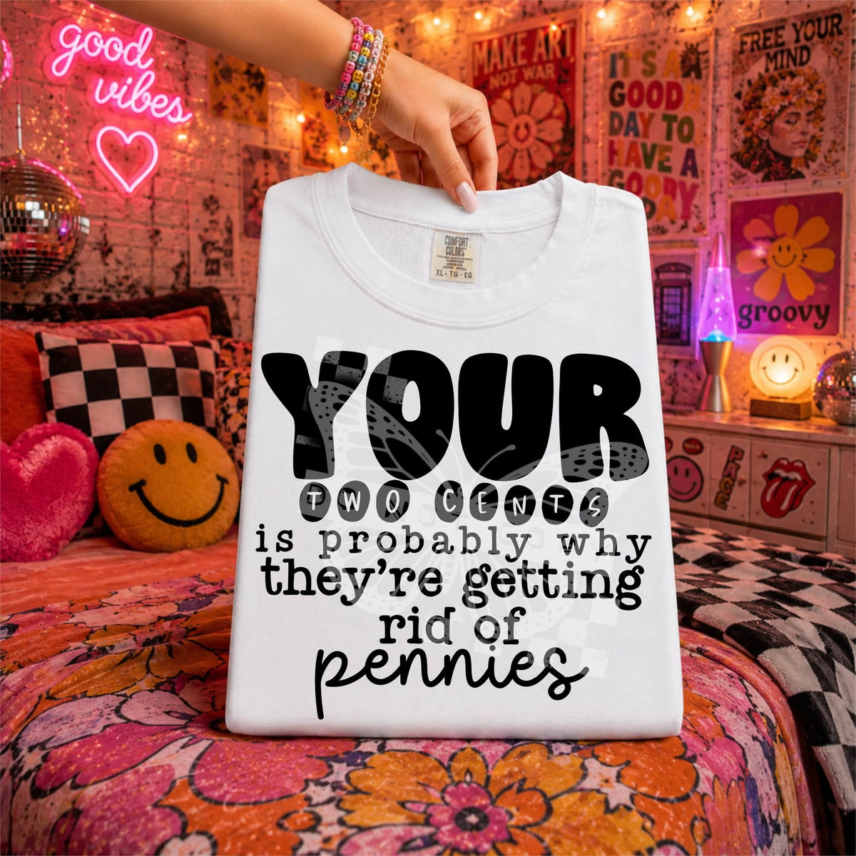 Your two cents is probably why they’re getting rid of Pennies (C’s) DTF Transfer